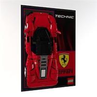 BRICK IN IT Wall Display Panel For LEGO Technic Ferrari Daytona SP3 42143