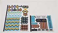 LEGO VW T2 CAMPER VAN 10279 STICKER REPLACEMENT SHEET 1+2 NEW (42)