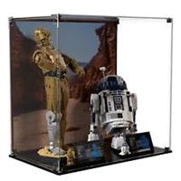 BRICK IN IT Display Case For LEGO Star Wars C-3PO 75398 R2-D2 75379