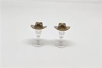 LEGO FEDORA Minifigure, Headgear Hat, Outback Style 6252771 DARK TAN NEW (B13)
