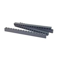 NEW LEGO Parts 4x 1x16 Brick 2465 Dark Bluish Grey Beam Train City Creator