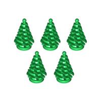 NEW LEGO Parts 5x Pine Tree Small Green 2.5 x 2.5 x 4 cm 2435 Plant Garden