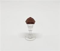 LEGO FLAT CAP HAT HEADGEAR PEAK R BROWN 2514 GRANDAD NEW (B13)