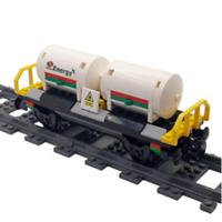 Made With LEGO Bricks Train Double Tanker Oil Petrol Wagon Carriage 60336 60198