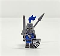 LEGO Black Falcon Knight Castle MINIFIGURE ARMOUR SPEAR SHIELD (K6)