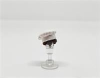 LEGO CHEF HAT WITH REDDISH BROWN HAIR NEW (B13)
