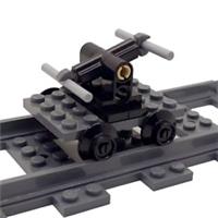 NEW LEGO Train Railway Track Pump Car Hand Maintenance Railroad Trolley Jigger