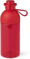 LEGO 500ML RED TRANSPARENT DRINKS BOTTLE GREAT FOR SCHOOL OR GYM BRAND NEW