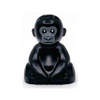 LEGO Black Gorilla, Baby with Dark Bluish Gray Face City Jungle Cute NEW 2024