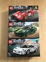 LEGO Speed Chapions sets 76906, 76907 & 76908 BRAND NEW BOXED FREE Signed P&P