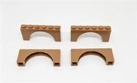 Lego Arch 1x6X2 MEDIUM NOUGAT New X4 (H12)