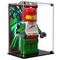 Display Case For LEGO Minifigures Up-Scaled Racing Driver Minifigure 40819