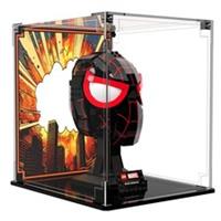 BRICK IN IT Display Case For LEGO Marvel Miles Morales' Mask 76329