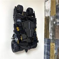 Wall mounted car stand For LEGO TUMBLER (76240 & 76023)