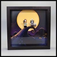 Jack And Sally Acrylic Frame Insert For LEGO Jack And Sally Minifigures