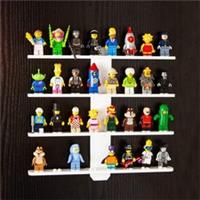 Wall mounted Acrylic Minifigure Stands
