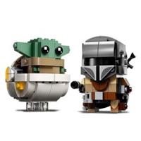 Lego Star Wars Brickheadz The Mandalorian & The Child Mando & Grogu Sealed