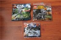 LEGO STAR WARS POLY BAG SETS 30054, 30274 & 30056.
