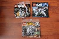 LEGO STAR WARS POLY BAG SETS 30276, 30274 & 30051.