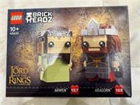Lego Lord of the rings brickheadz Aragorn & Arwen 40632