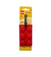 LEGO Brick Bag Tag RED Official Travel Luggage Tag New