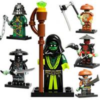 LEGO Ninjago Forbidden Five Minifigure Lot Rox, Kur, Zarkt, Nokt, Drix-6 Pack