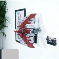 WALL MOUNT FOR AHSOKA TANO'S T-6 T6 JEDI SHUTTLE 75362