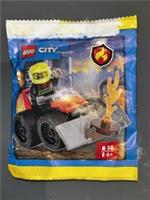 LEGO City Firefighter with Bulldozer Minifigure - 952506