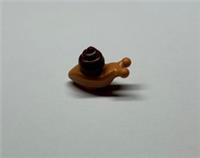 LEGO Nougat Snail with Reddish Brown House Animal minifigure NEW 2025