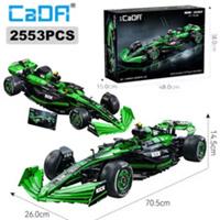 CaDA C64010 KICK Sauber F1 Team C44 Formula Racing Car Model Kit 2553 Pcs, NEW