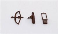 LEGO Bow Arrow Quiver for Minifigures Accessories Reddish Brown 4498 4499 (G6)