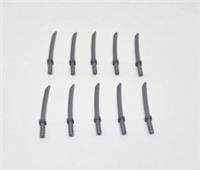 Lego Katana Swords 21459 30173 Ninja Samurai for Ninjago FLAT SILVER NEW (G6)