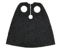 LEGO Minifigure Cape Cloth BLACK Standard Spongy Fabric - 3.9cm 19888 NEW (G6)