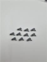 LEGO Silver Minifigure Gun Laser Pistol Design 13608 87993 NEW X10 (D3)