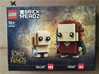 LEGO BRICKHEADZ - LORD OF THE RINGS - FRODO & GOLLUM - 40630 - NEW & SEALED