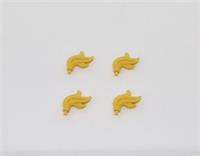 LEGO FEATHER PLUME YELLOW FOR CASTLE KNIGHT 64647 28661 NEW X4 (F5)