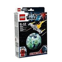 Vintage 2012 Star Wars Lego No. 9674 - Naboo Starfighter & Naboo Planet Set