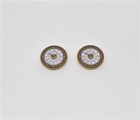 Lego Clock Pearl Gold 3x3 Tile Printed Roman Numerals NEW (64)