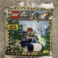 Lego Jurassic World Sinjin Prescott & Buggy Polybag Set 122116 Age 6+ New