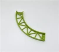 LEGO Roller Coaster Train Track Curved 90 degrees 25061 LIME NEW (F10)