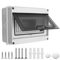 Surface-Mounted Distribution Box, 8 Module Circuit Breaker Distribution Box IP65