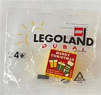 LEGO Legoland Dubai 2022 Merry Christmas Tile Sealed Polybag Park Exclusive