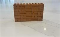 LEGO 50 x 1x2 Medium Nougat Masonry Brick (98283) NEW & FREE UK 🇬🇧 DELIVERY