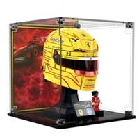 BRICK IN IT Display Case For LEGO Scuderia Ferrari Lewis Hamilton Helmet 43022