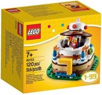 Lego 40153 Birthday Table Decoration With Changeable Age Number, NEW, FUN