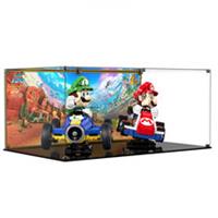 Display Case For LEGO Lego Mario & Standard Kart & Luigi & Mach 8 72050 72037