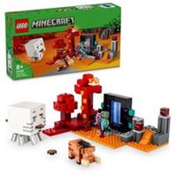 LEGO Minecraft The Nether Portal Ambush Set 21255 New & Sealed FREE POST