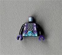 LEGO Ninjago Lord Ras replacement Black Torso Dark Purple Robe 973pb5543c01