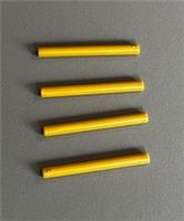 LEGO Pack of 4 Pearl Gold Bar 4L (Lightsaber Blade / Wand) - 30374