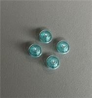 LEGO Pack of 4 Plate, Round 1 x 1 Trans-Light Blue - 4073